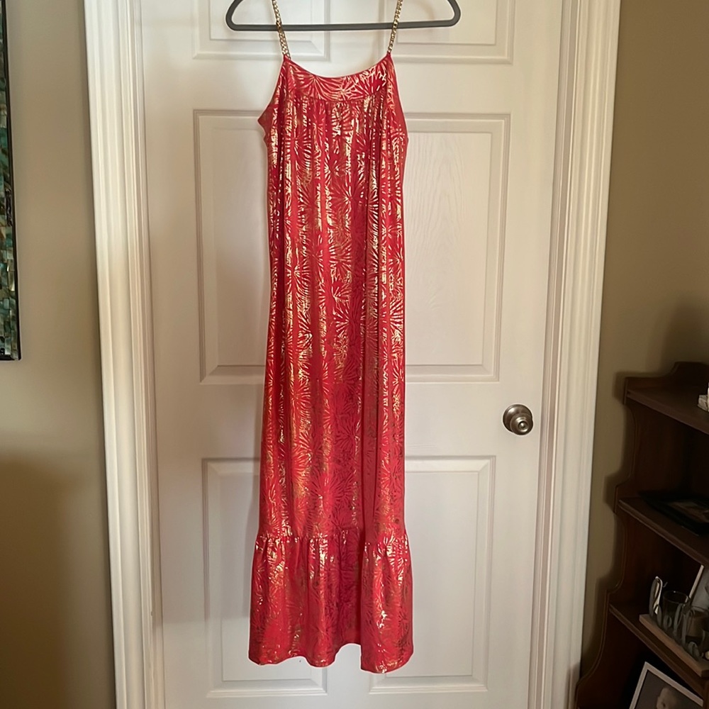 Peach and Gold Michael Kors Dress